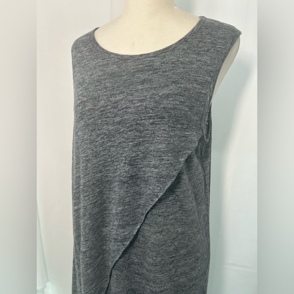 ALTERNATIVE APPAREL Asymmetrical Linen Midi Dress - Picture 2 of 6